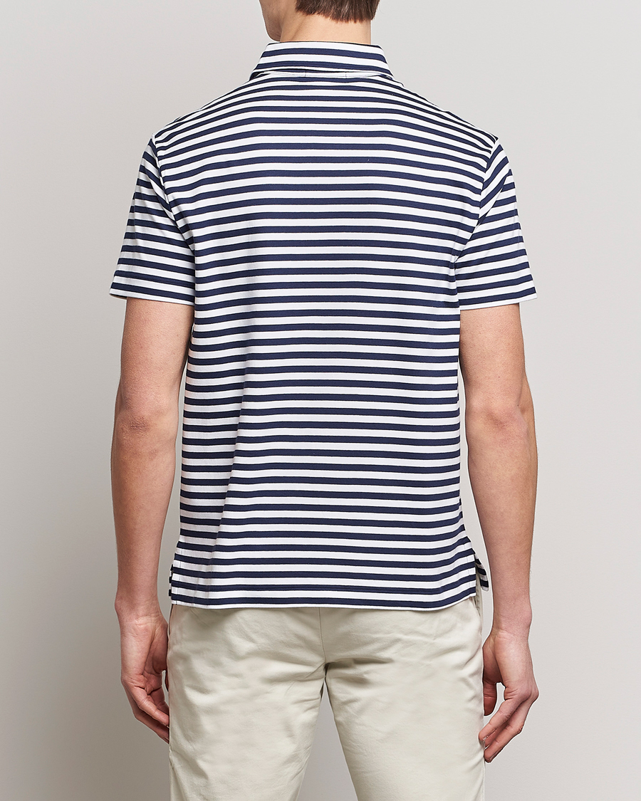 Hombres | Polos | Polo Ralph Lauren | Pima Cotton Striped Polo Navy/White