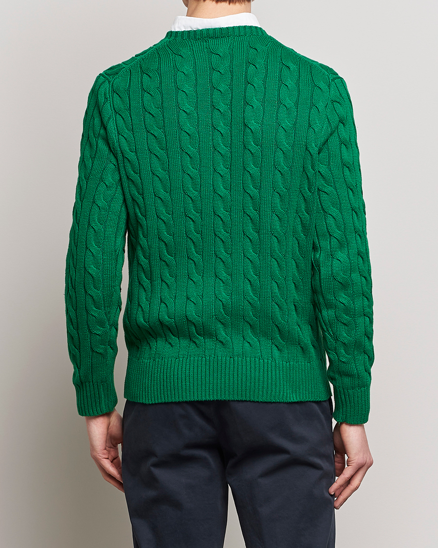 Hombres | Jerséis y prendas de punto | Polo Ralph Lauren | Cotton Cable Pullover Athletic Green
