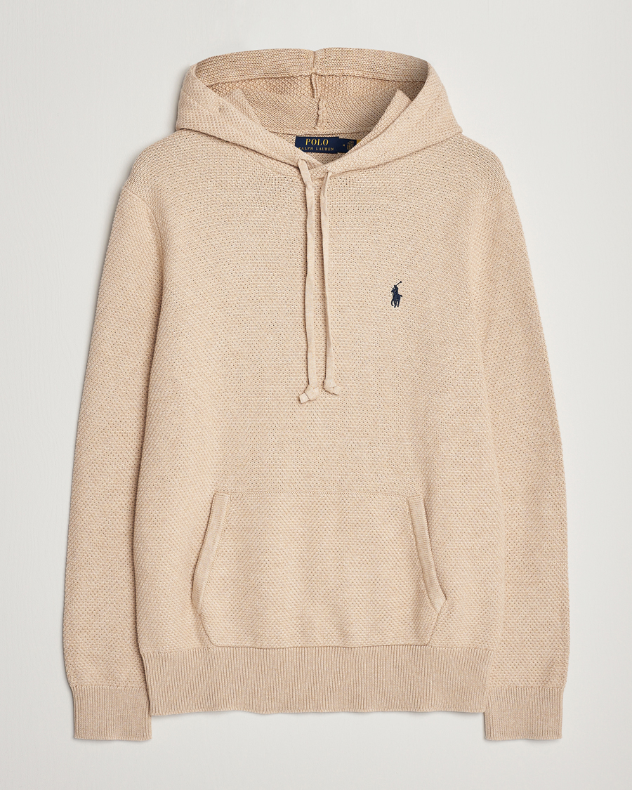 Hombres | Jerséis y prendas de punto | Polo Ralph Lauren | Cotton Cable Hoodie Sand Dune Heather
