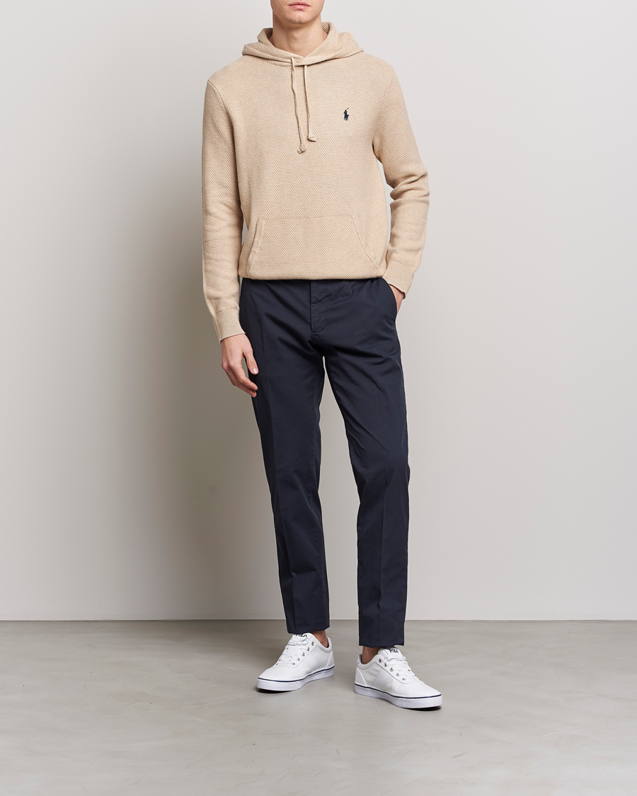 Hombres | Jerséis y prendas de punto | Polo Ralph Lauren | Cotton Cable Hoodie Sand Dune Heather