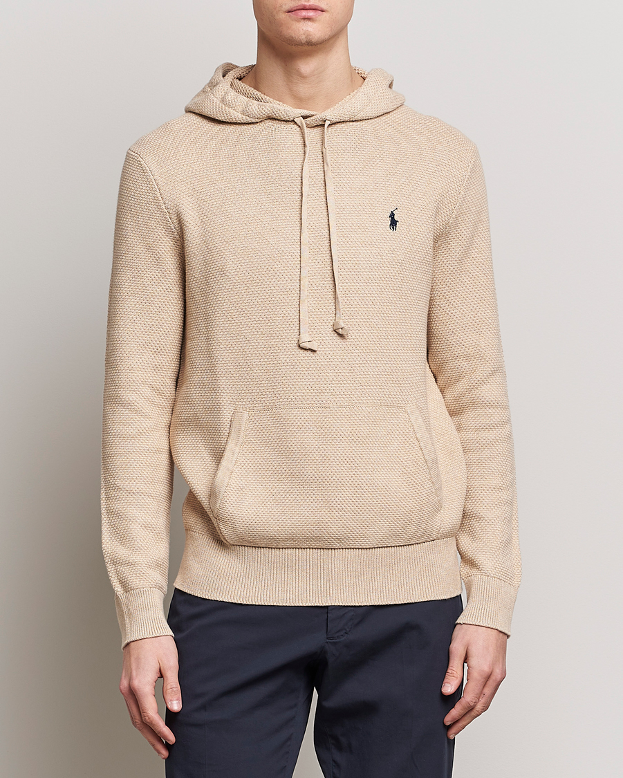 Hombres | Jerséis y prendas de punto | Polo Ralph Lauren | Cotton Cable Hoodie Sand Dune Heather