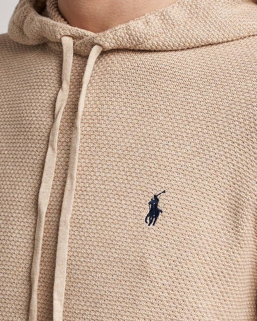 Hombres | Jerséis y prendas de punto | Polo Ralph Lauren | Cotton Cable Hoodie Sand Dune Heather
