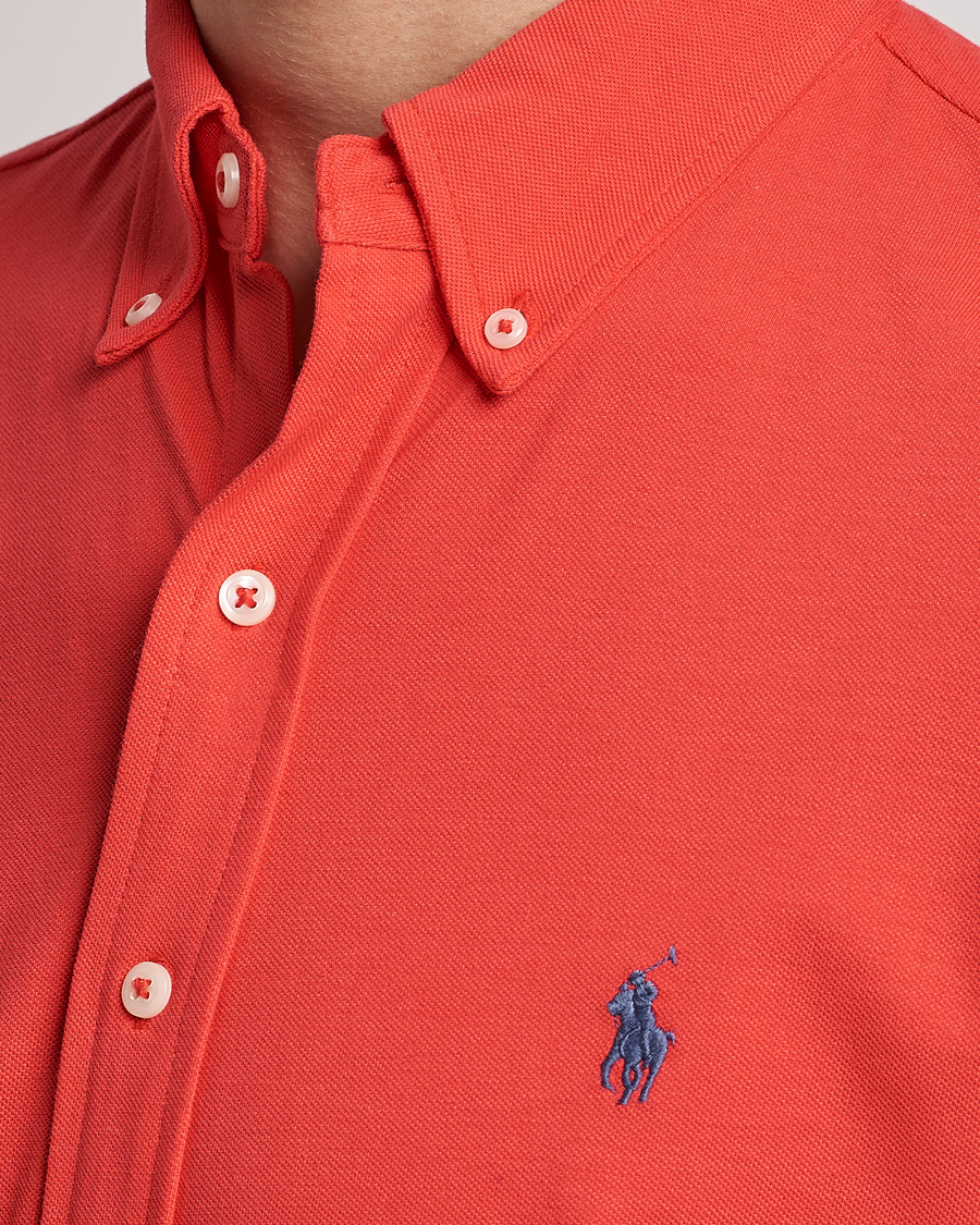 Hombres | Camisas | Polo Ralph Lauren | Featherweight Mesh Shirt Red Reef