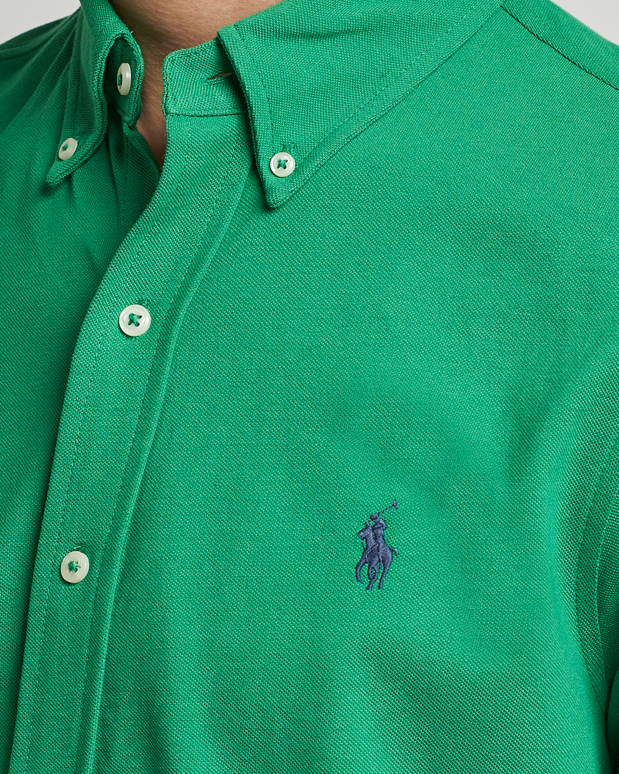 Hombres | Camisas | Polo Ralph Lauren | Featherweight Mesh Shirt Optic Green