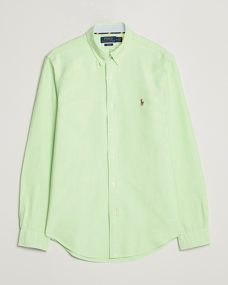Hombres | Camisas | Polo Ralph Lauren | Slim Fit Oxford Button Down Shirt Oasis Green