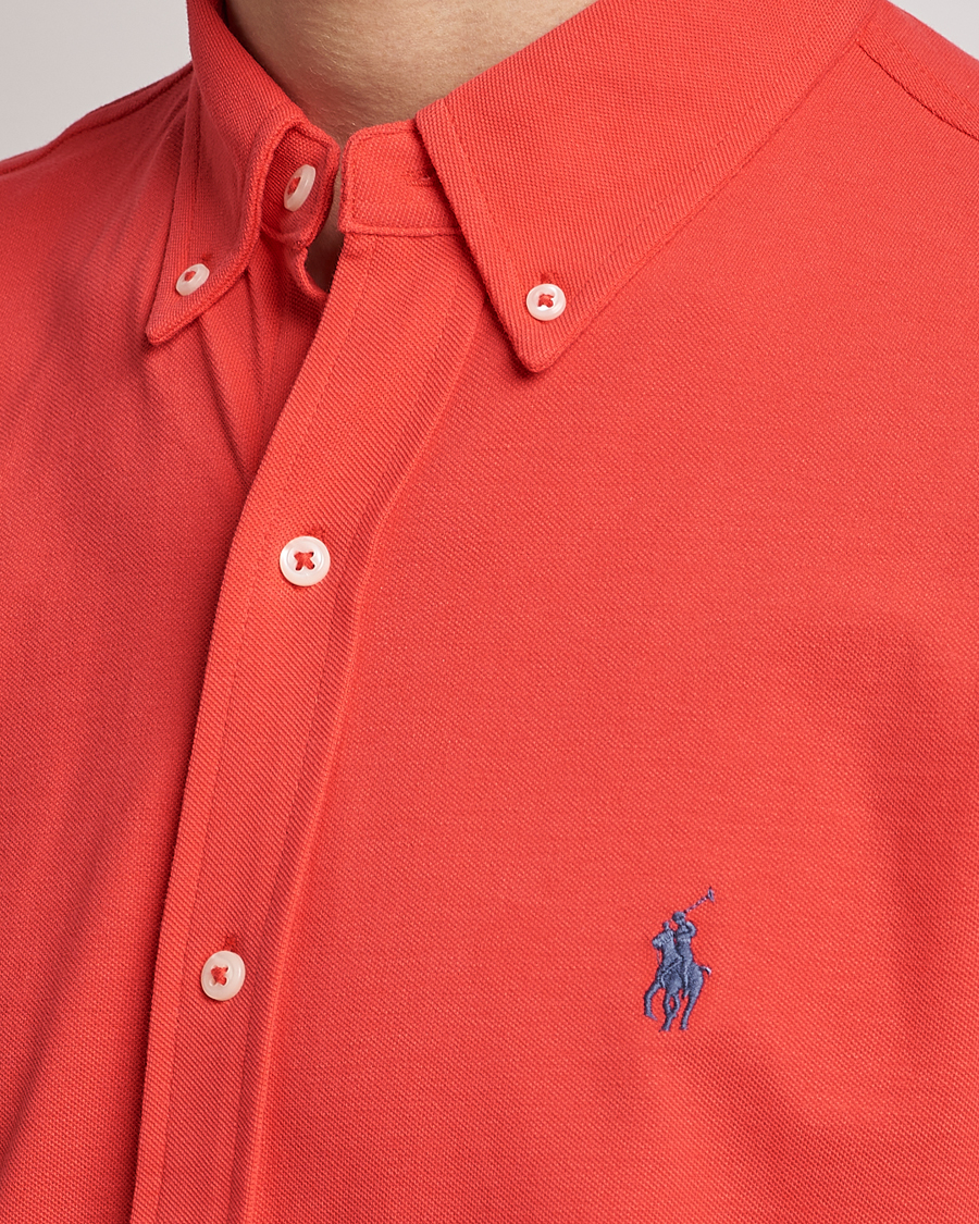 Hombres | Camisas | Polo Ralph Lauren | Featherweight Mesh Short Sleeve Shirt Red Reef