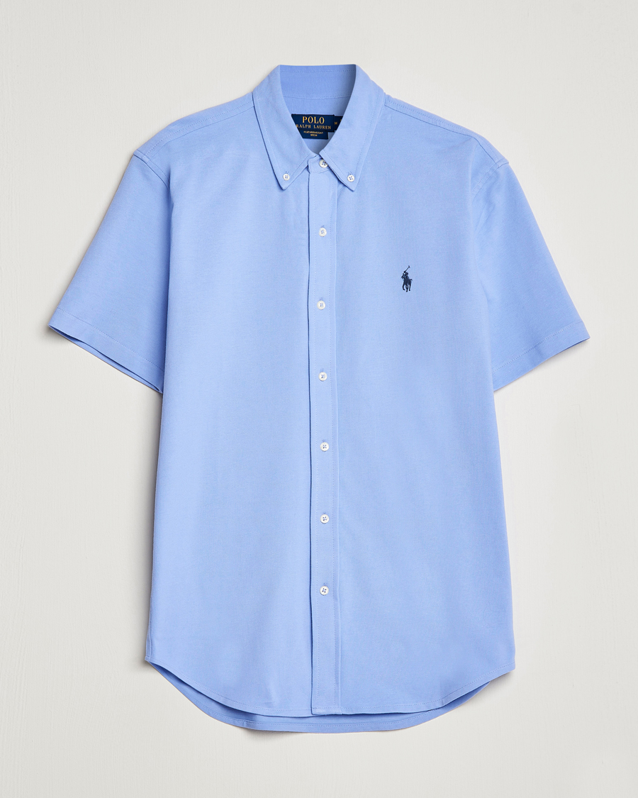 Hombres | Camisas | Polo Ralph Lauren | Featherweight Mesh Short Sleeve Shirt Lafayette Blue