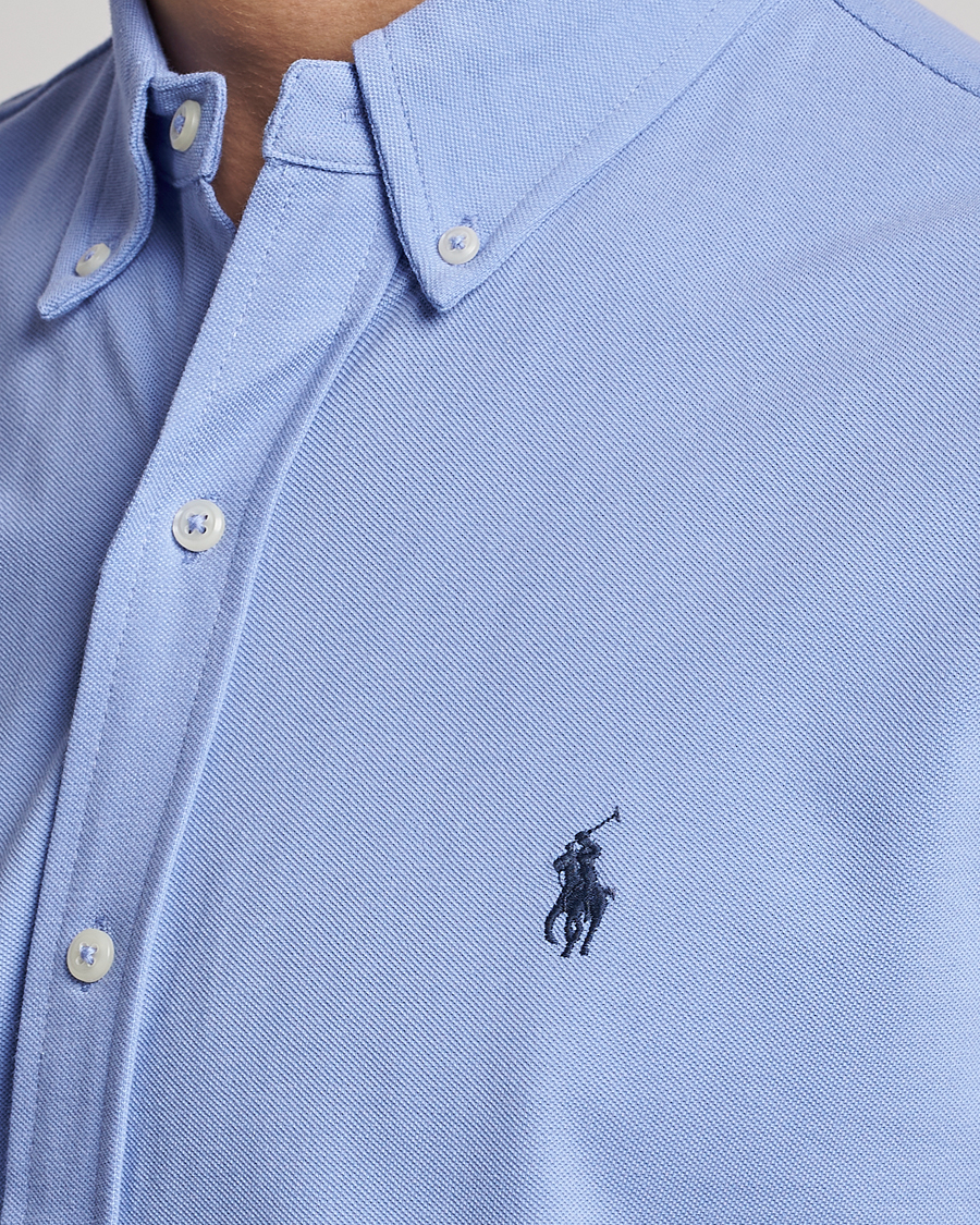 Hombres | Camisas | Polo Ralph Lauren | Featherweight Mesh Short Sleeve Shirt Lafayette Blue