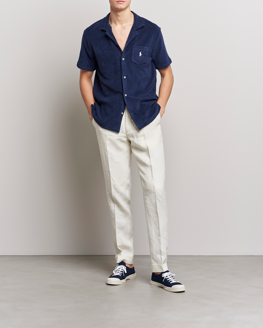 Hombres | Camisas | Polo Ralph Lauren | Cotton Terry Short Sleeve Newport Navy