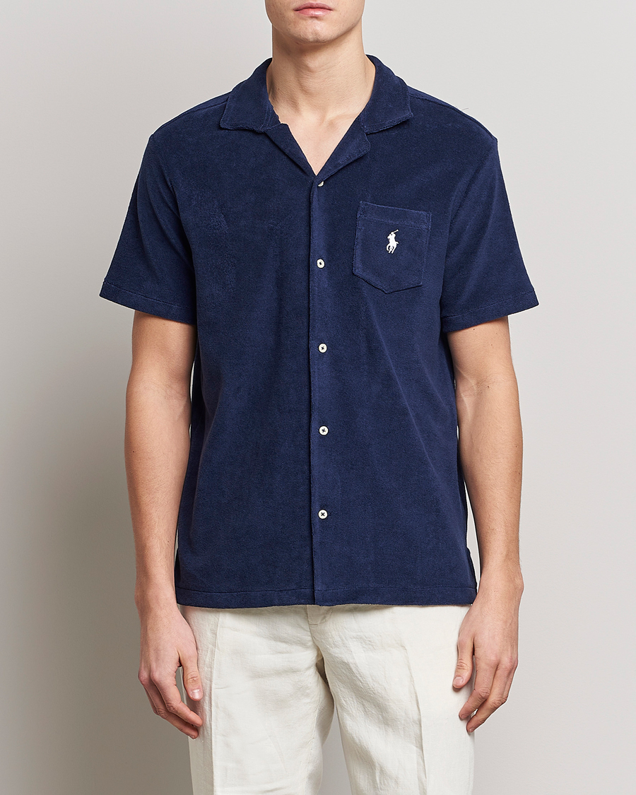 Hombres | Camisas | Polo Ralph Lauren | Cotton Terry Short Sleeve Newport Navy