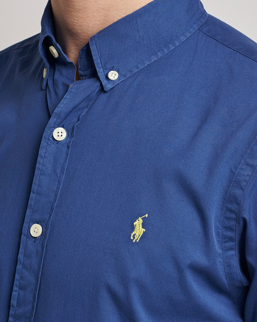 Hombres | Camisas | Polo Ralph Lauren | Slim Fit Brushed Twill Shirt Royal Navy