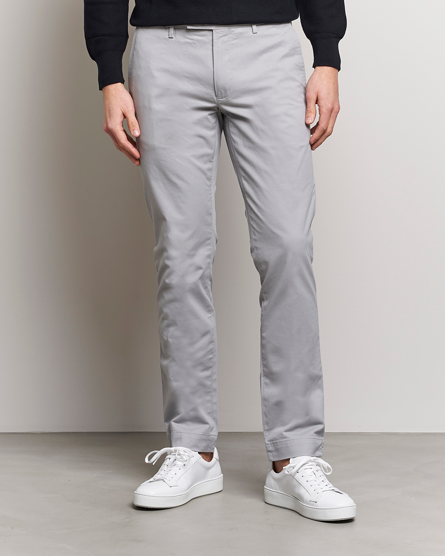 Hombres | Pantalones | Polo Ralph Lauren | Slim Fit Stretch Chinos Soft Grey
