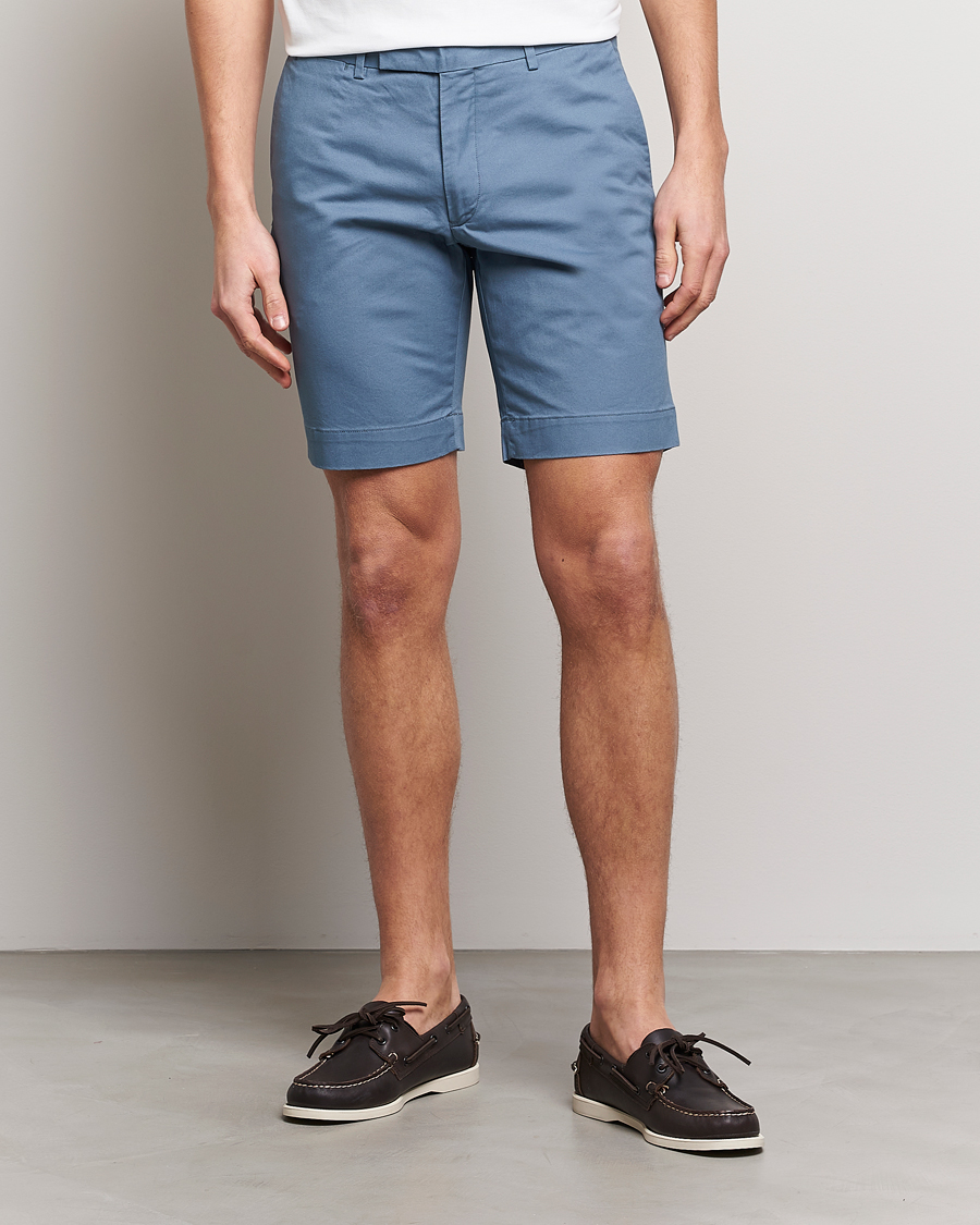 Hombres | Pantalones cortos chinos | Polo Ralph Lauren | Tailored Slim Fit Shorts Anchor Blue