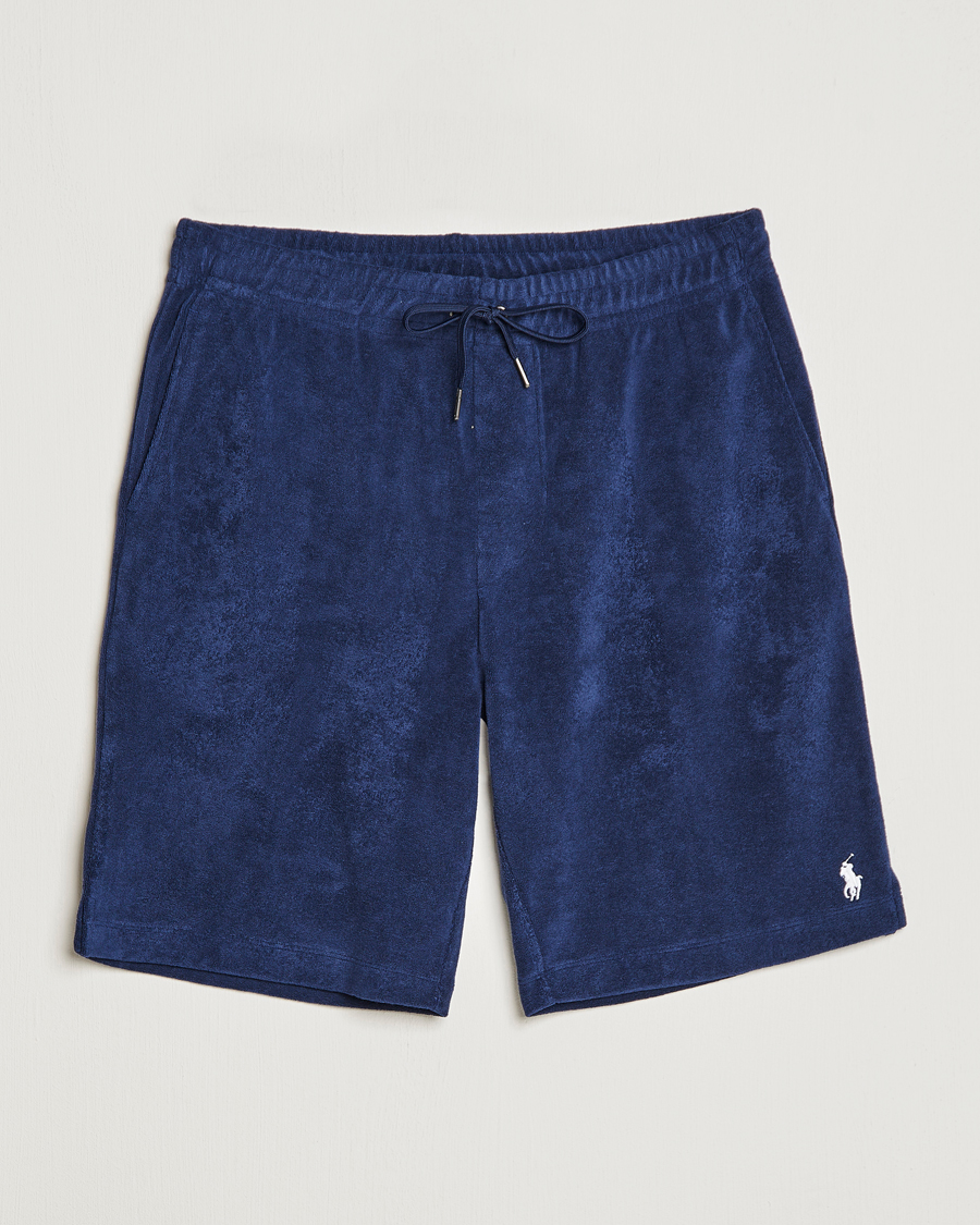 Hombres | Pantalones cortos | Polo Ralph Lauren | Cotton Terry Drawstring Shorts Newport Navy