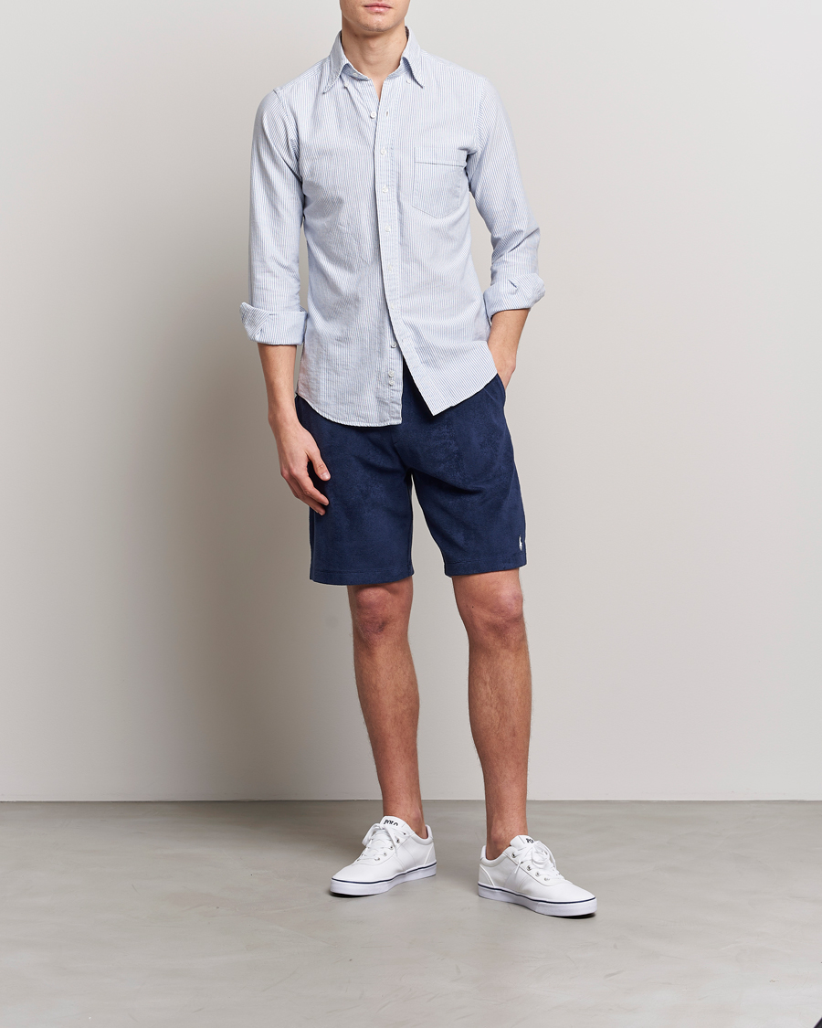 Hombres | Pantalones cortos | Polo Ralph Lauren | Cotton Terry Drawstring Shorts Newport Navy