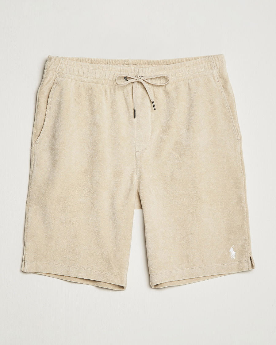 Hombres | Pantalones cortos | Polo Ralph Lauren | Cotton Terry Drawstring Shorts Spring Beige