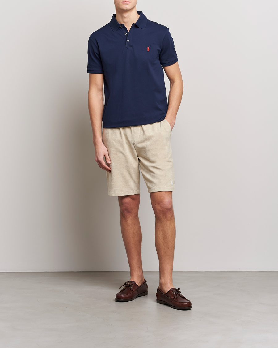 Hombres | Pantalones cortos | Polo Ralph Lauren | Cotton Terry Drawstring Shorts Spring Beige