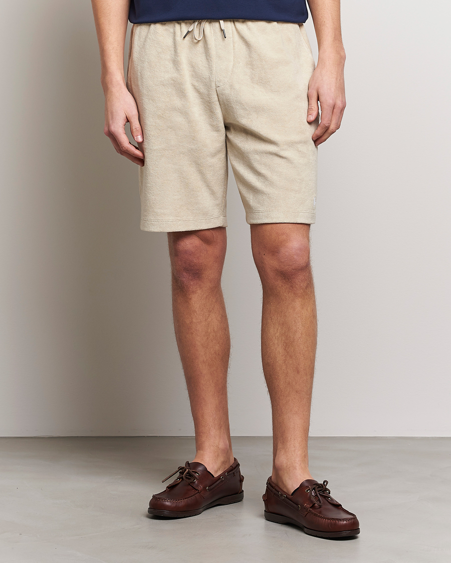 Hombres | Pantalones cortos | Polo Ralph Lauren | Cotton Terry Drawstring Shorts Spring Beige