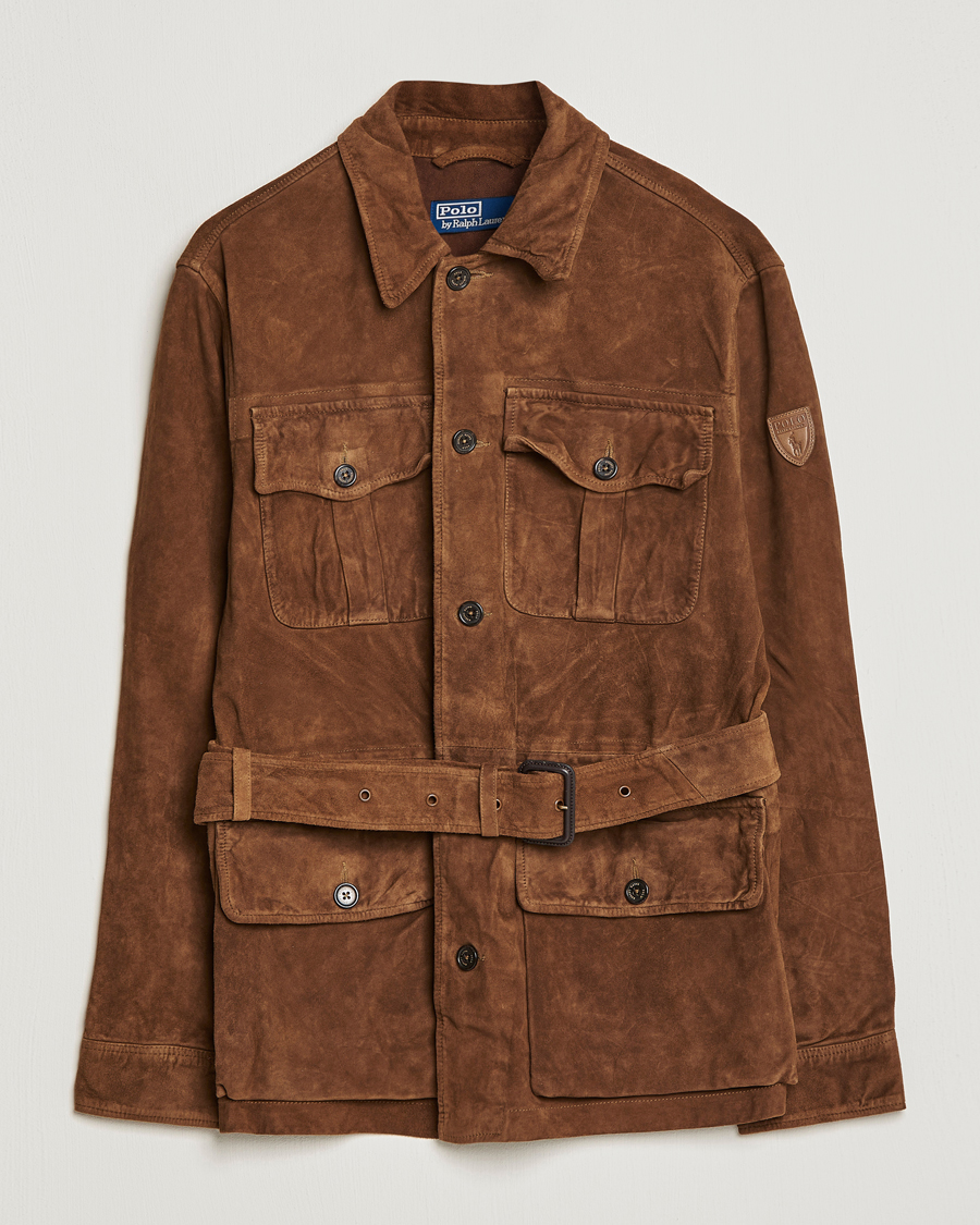 Hombres | Abrigos y chaquetas | Polo Ralph Lauren | Safari Suede Field Jacket Smith Brown