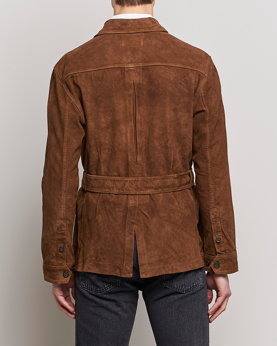 Hombres | Abrigos y chaquetas | Polo Ralph Lauren | Safari Suede Field Jacket Smith Brown