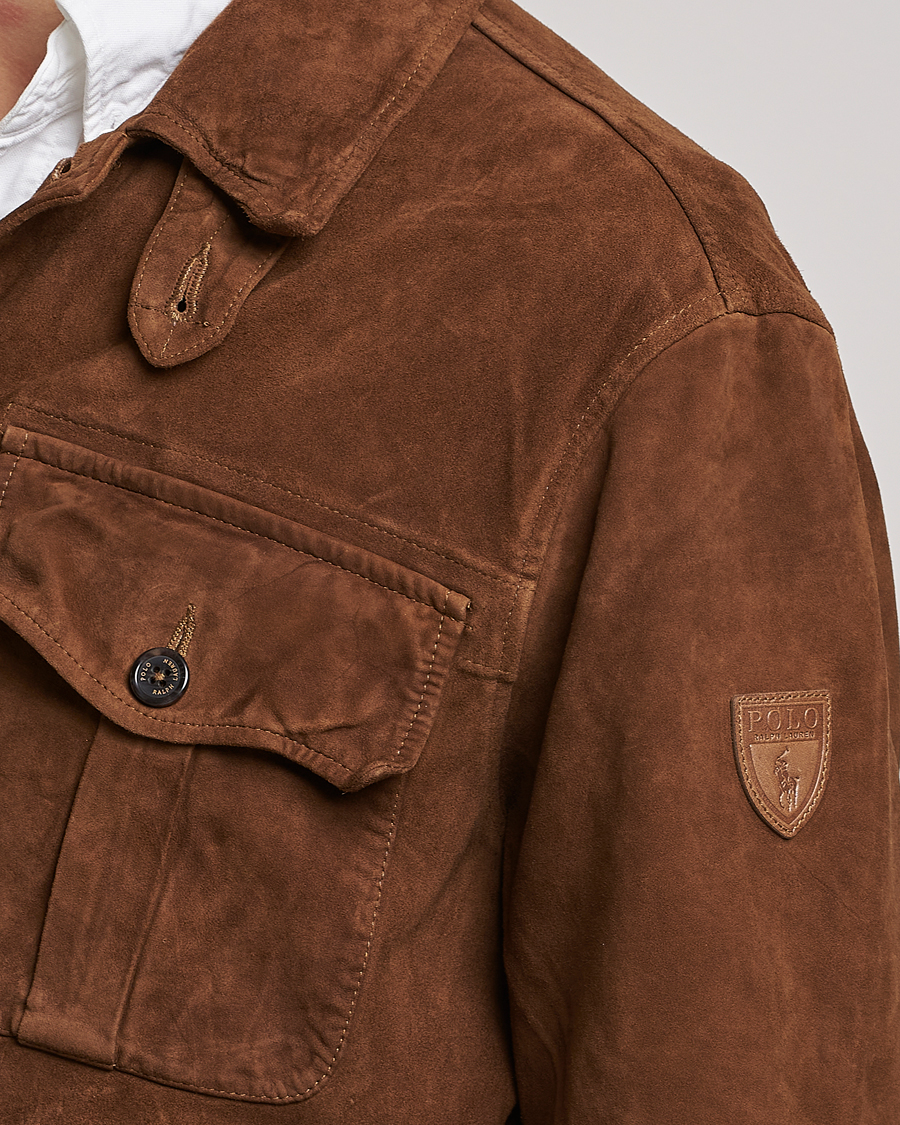 Hombres | Abrigos y chaquetas | Polo Ralph Lauren | Safari Suede Field Jacket Smith Brown