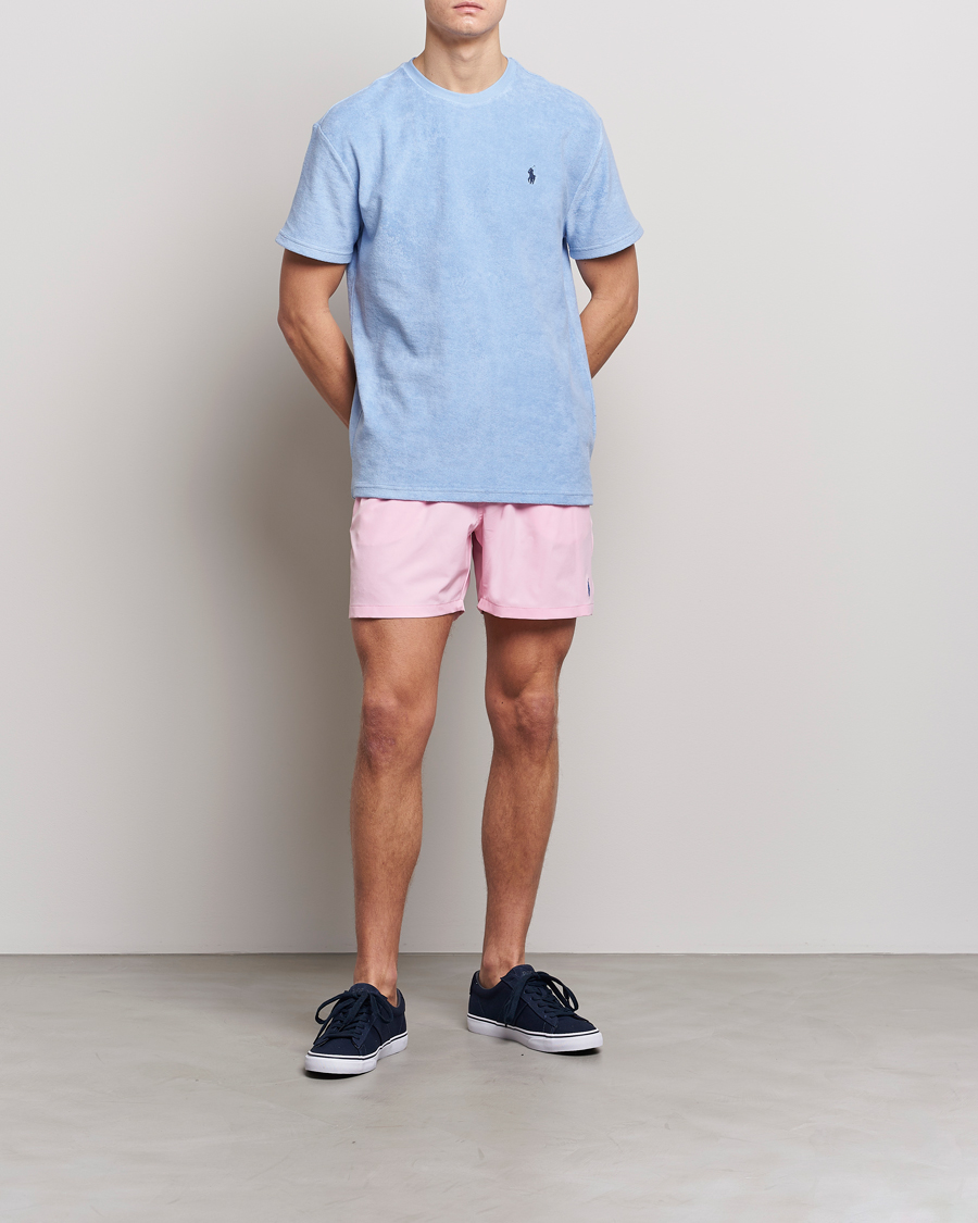 Hombres | Bañadores | Polo Ralph Lauren | Recyceled Traveler Boxer Swimshorts Carmel Pink