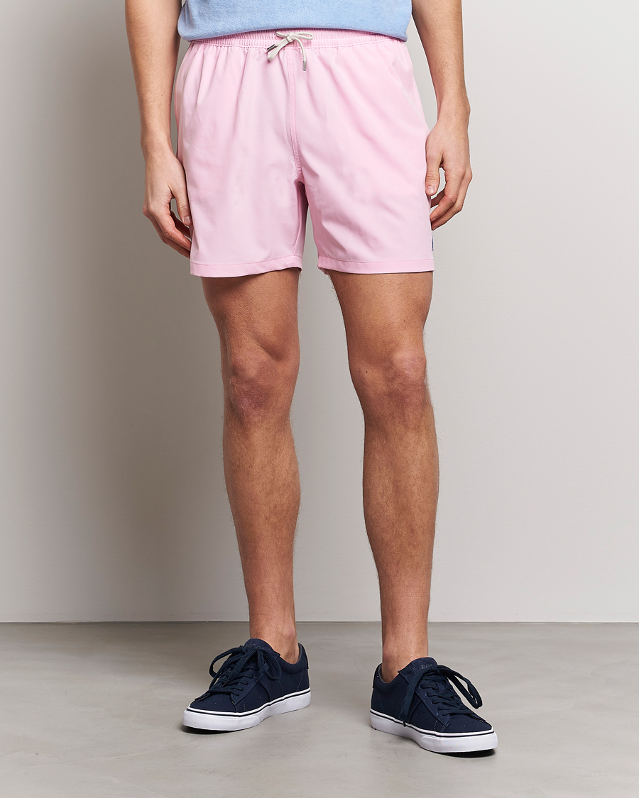 Hombres | Bañadores | Polo Ralph Lauren | Recyceled Traveler Boxer Swimshorts Carmel Pink