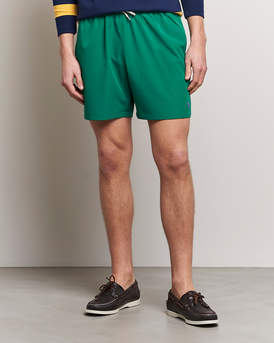 Hombres | Bañadores | Polo Ralph Lauren | Recyceled Traveler Boxer Swimshorts Primary Green
