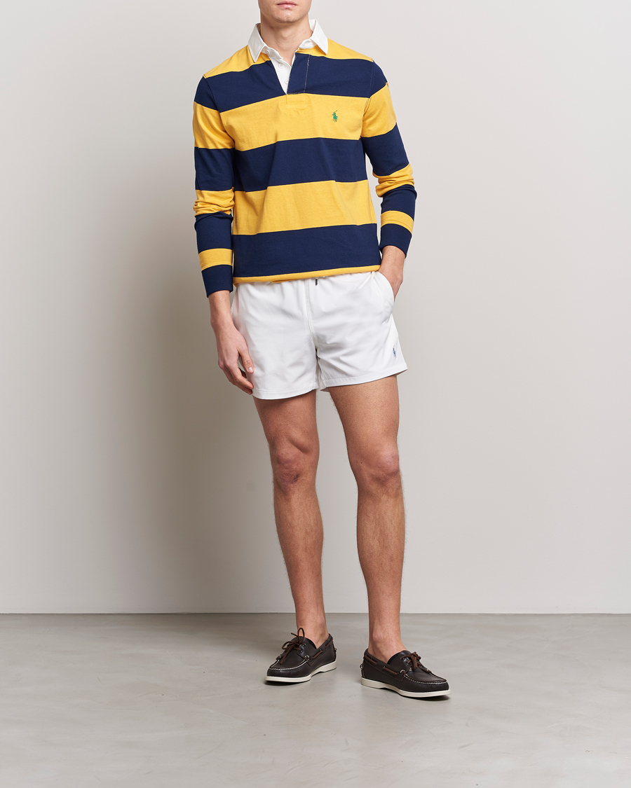 Hombres | Bañadores | Polo Ralph Lauren | Recycled Slim Traveler Swimshorts White