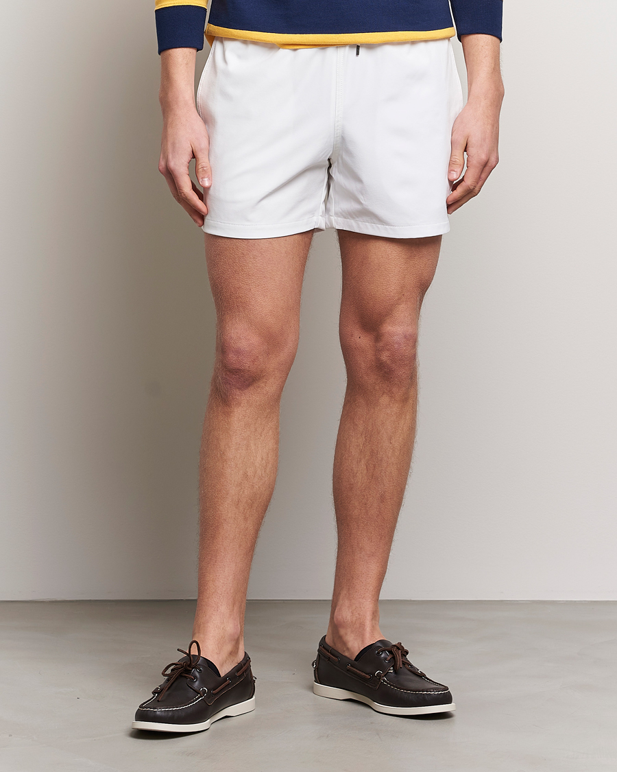 Hombres | Bañadores | Polo Ralph Lauren | Recycled Slim Traveler Swimshorts White
