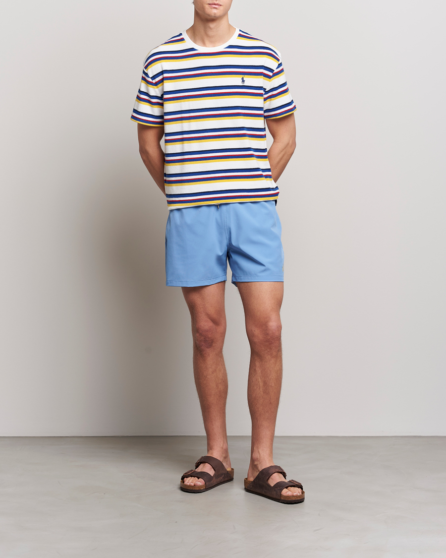 Hombres | Bañadores | Polo Ralph Lauren | Recycled Slim Traveler Swimshorts Harbor Island Blue