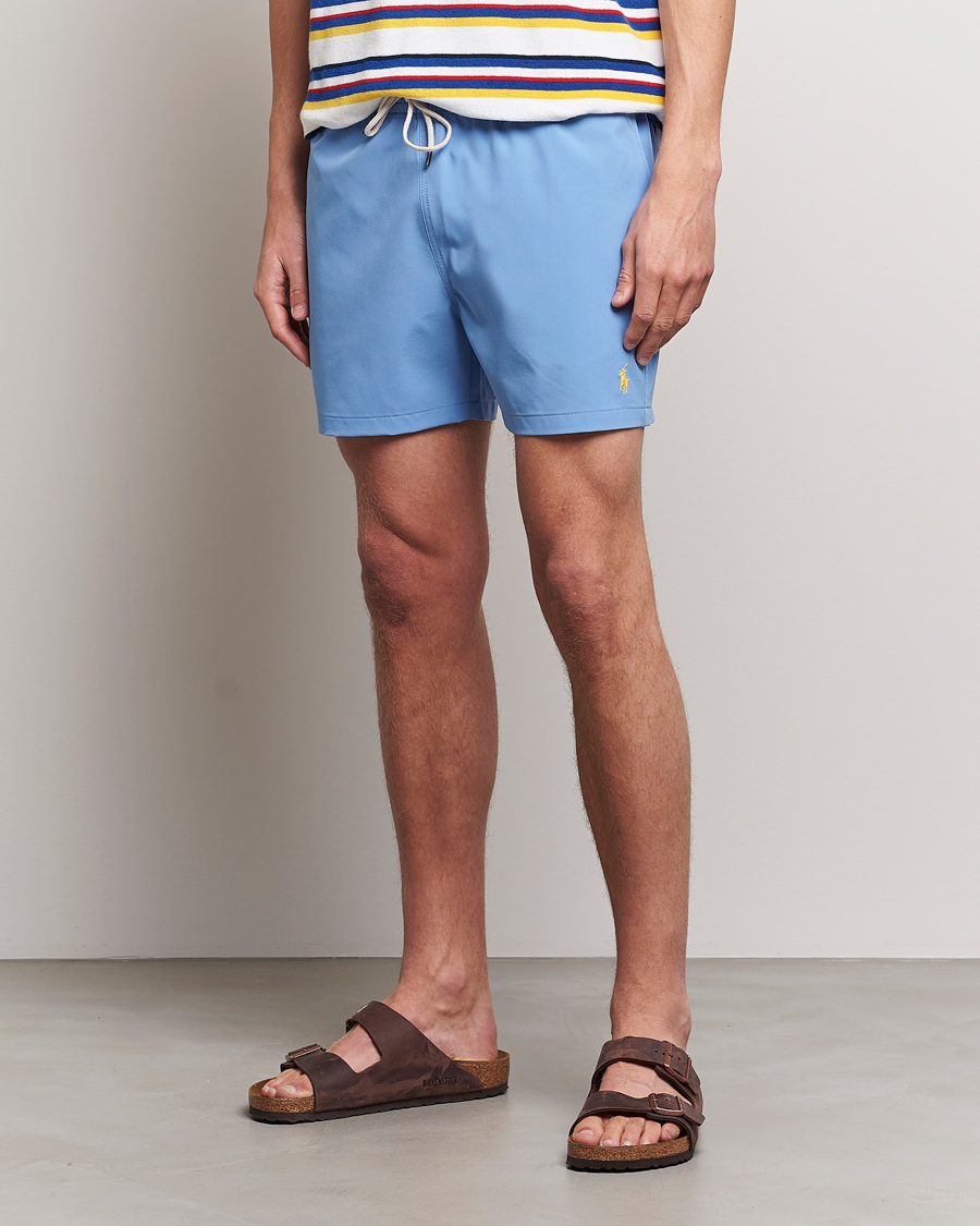 Hombres | Bañadores | Polo Ralph Lauren | Recycled Slim Traveler Swimshorts Harbor Island Blue