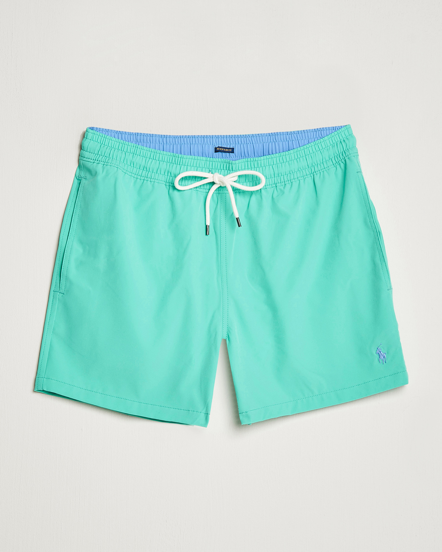 Hombres | Bañadores | Polo Ralph Lauren | Recycled Slim Traveler Swimshorts Sunset Green