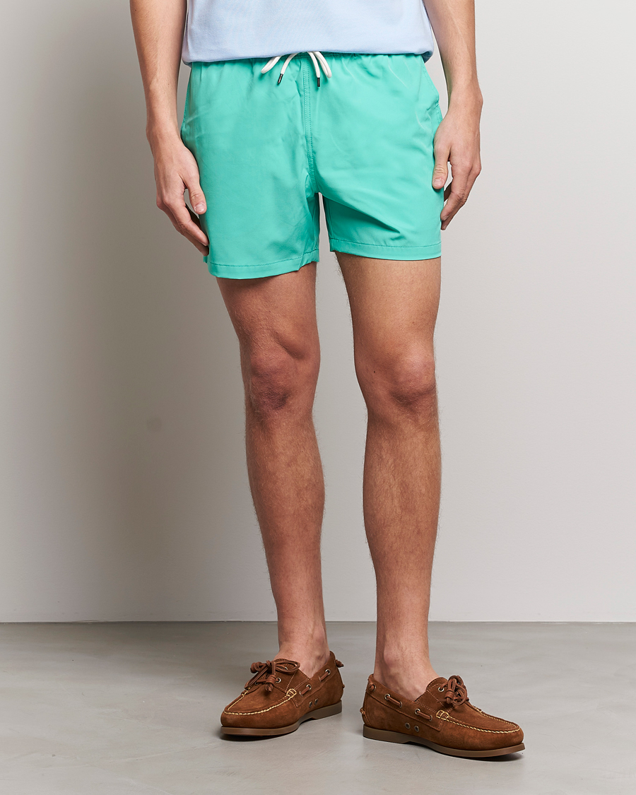 Hombres | Bañadores | Polo Ralph Lauren | Recycled Slim Traveler Swimshorts Sunset Green