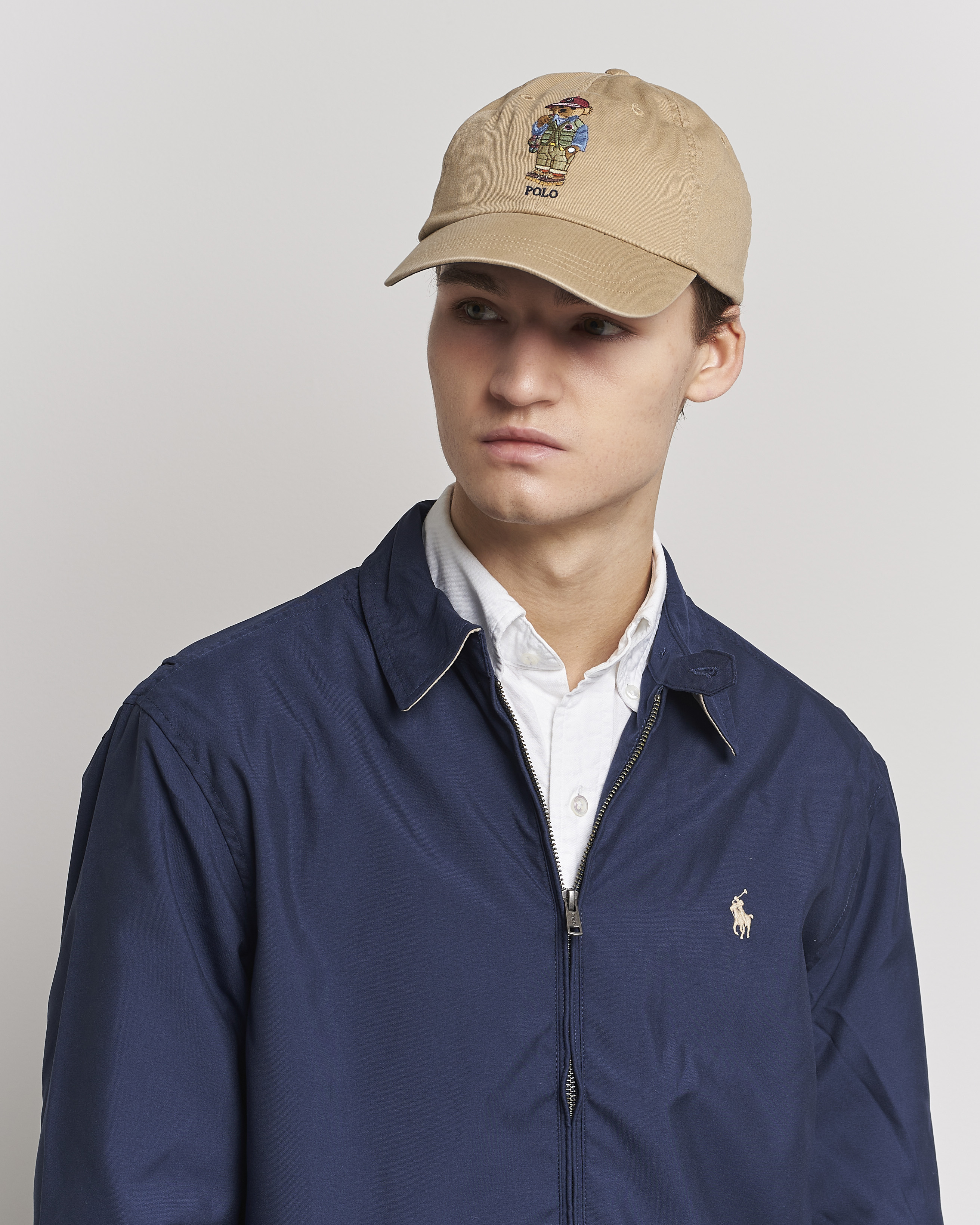 Hombres | Polo Ralph Lauren Twill Bear Cap Luxury Tan | Polo Ralph Lauren | Twill Bear Cap Luxury Tan