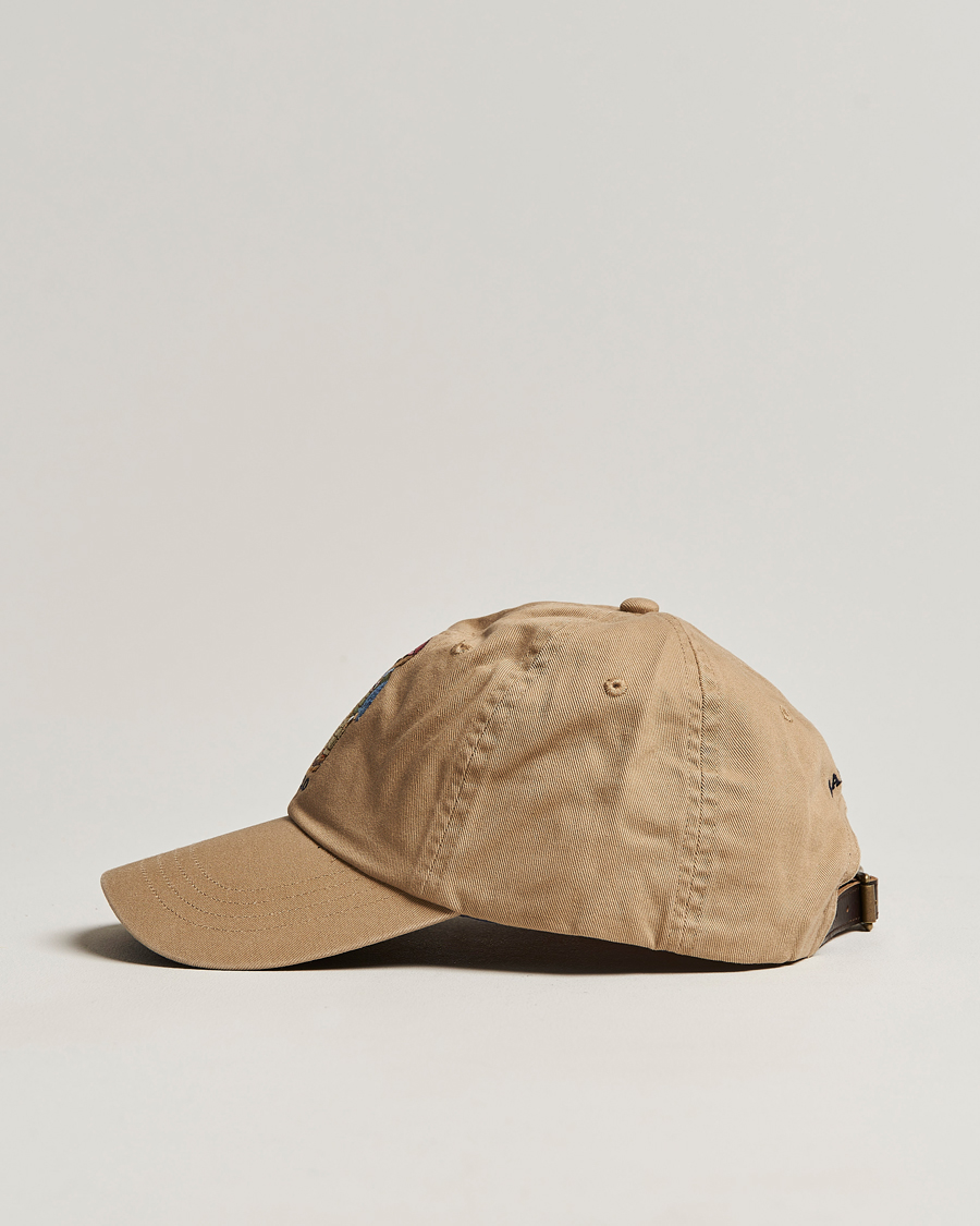 Hombres | Polo Ralph Lauren Twill Bear Cap Luxury Tan | Polo Ralph Lauren | Twill Bear Cap Luxury Tan