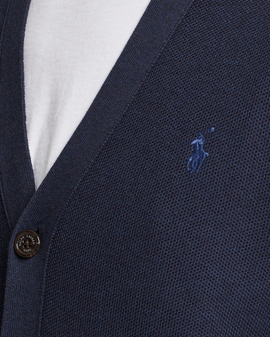 Hombres | Jerséis y prendas de punto | Polo Ralph Lauren | Cotton Cardigan Navy Heather