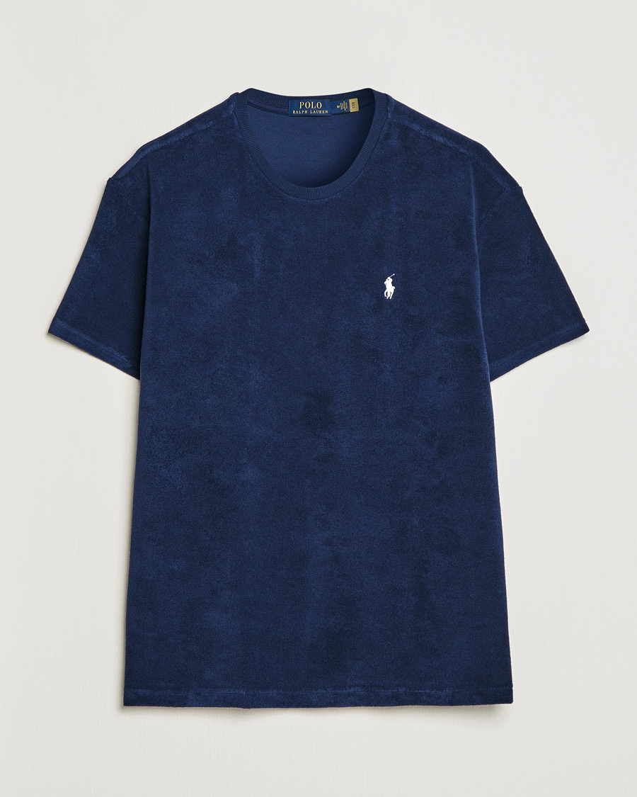 Hombres | Camisetas | Polo Ralph Lauren | Cotton Terry Crew Neck T-shirt Newport Navy
