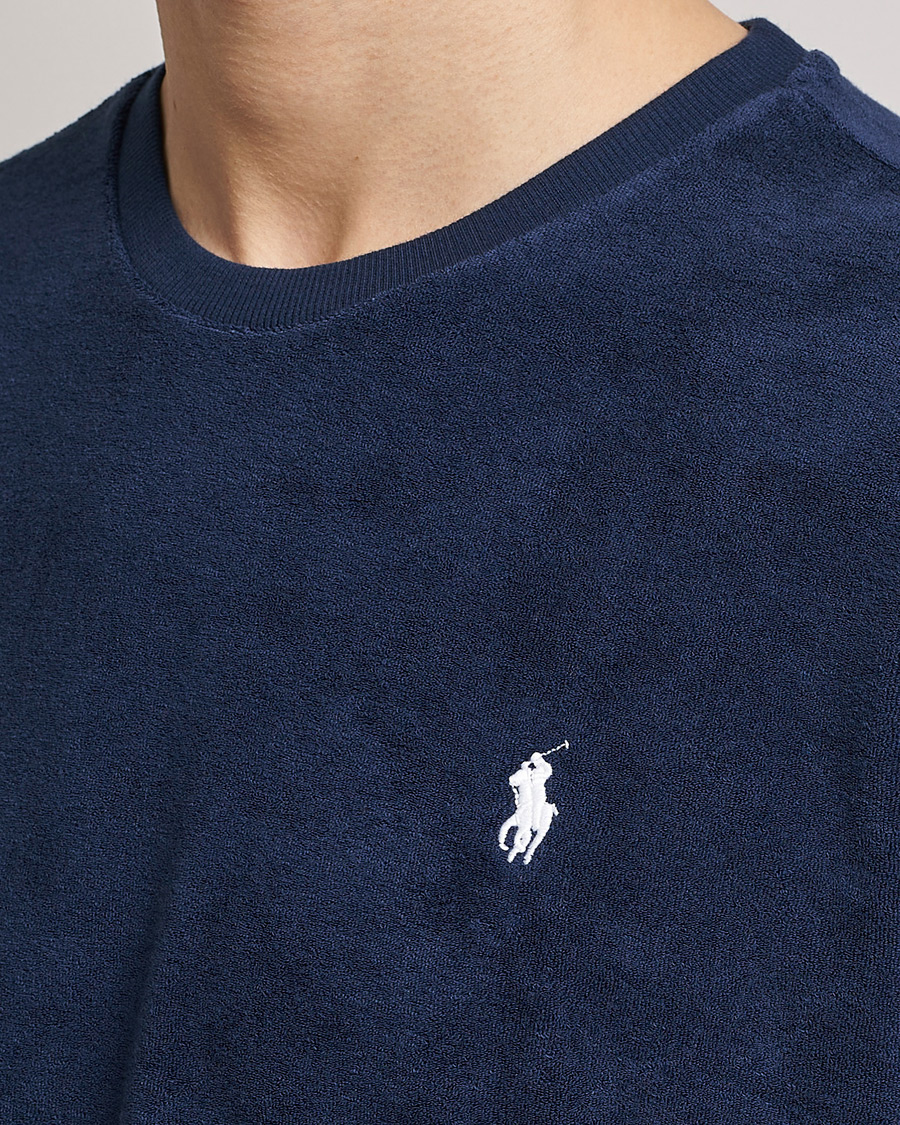 Hombres | Camisetas | Polo Ralph Lauren | Cotton Terry Crew Neck T-shirt Newport Navy