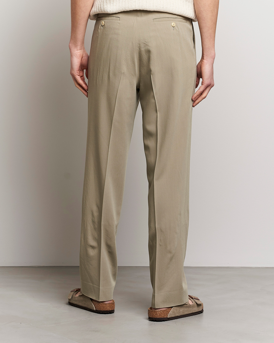 Hombres | Pantalones | Auralee | Viyella Wool Slacks Light Khaki