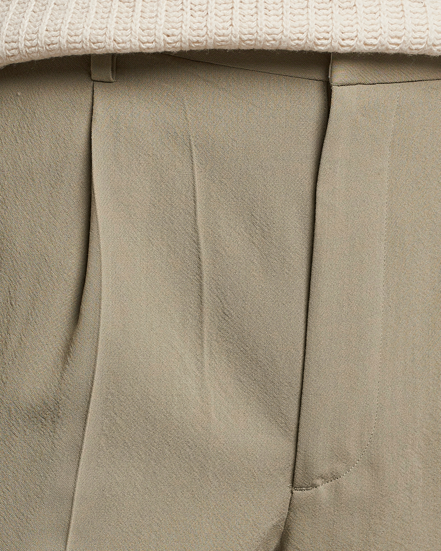 Hombres | Pantalones | Auralee | Viyella Wool Slacks Light Khaki