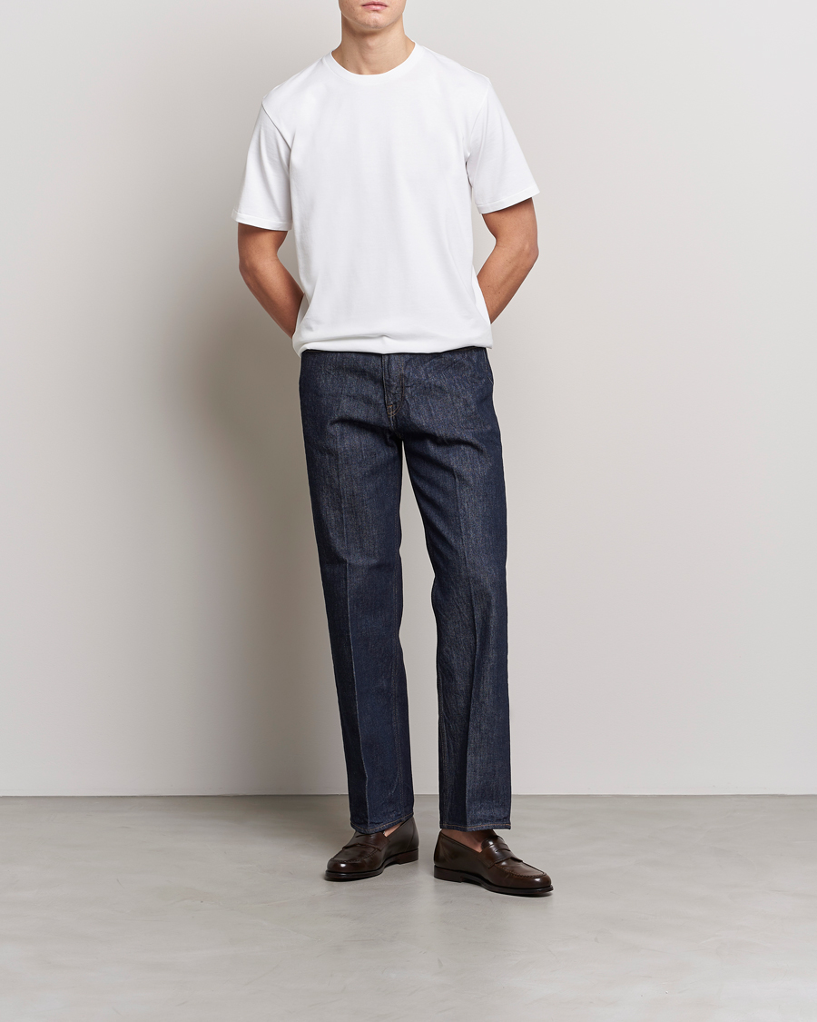 Hombres | Vaqueros | Auralee | Regular Fit Denim Pants Dark Indigo