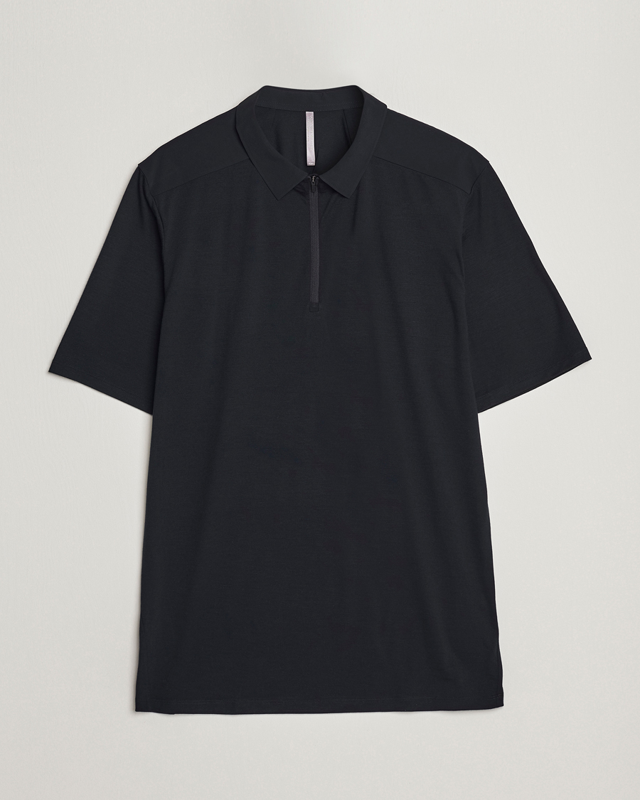 Hombres | Polos | Arc'teryx Veilance | Frame Short Sleeve Polo Shirt Black