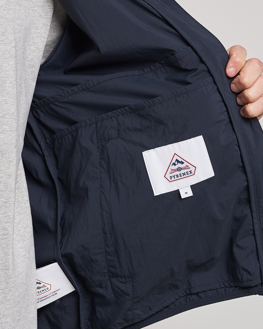 Hombres | Abrigos y chaquetas | Pyrenex | Ridge Windbreaker Hooded Jacket Deep Ink