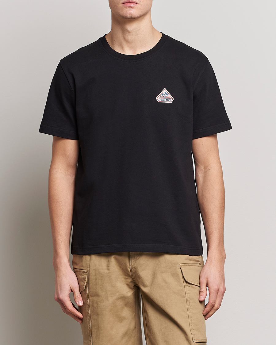Hombres | Camisetas | Pyrenex | Echo Cotton Logo T-Shirt Black