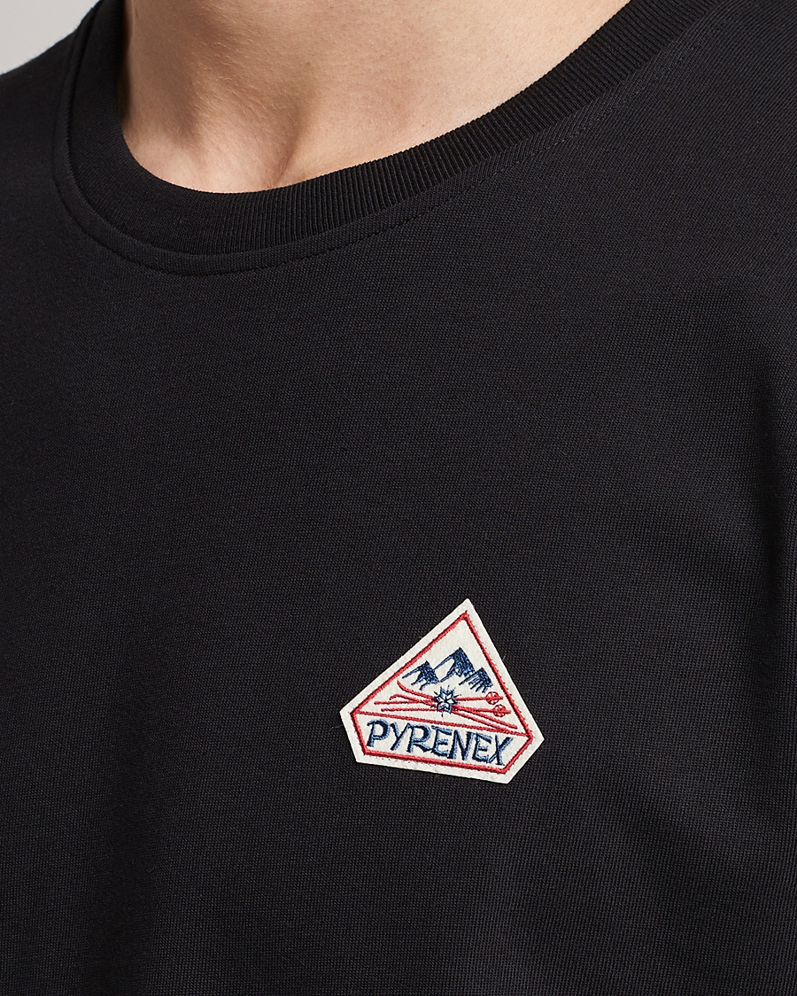 Hombres | Camisetas | Pyrenex | Echo Cotton Logo T-Shirt Black