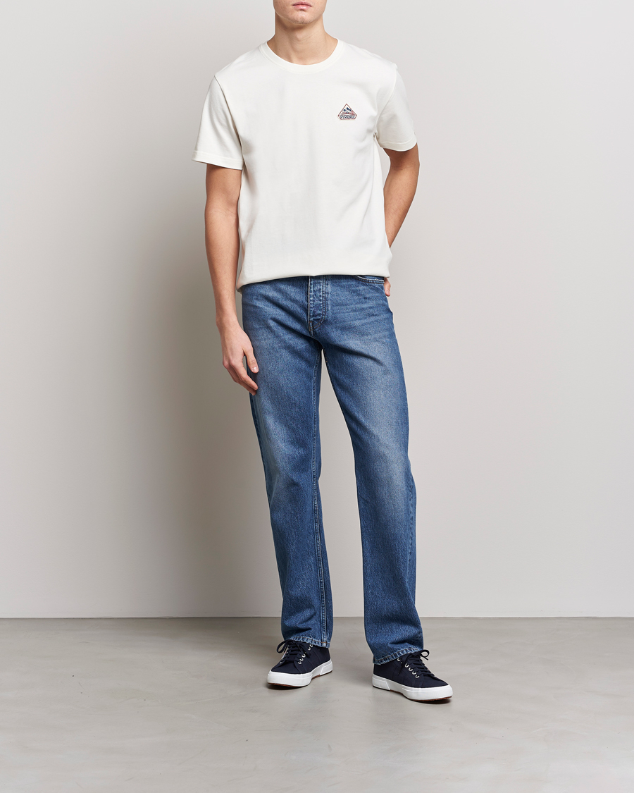 Hombres | Camisetas | Pyrenex | Echo Cotton Logo T-Shirt Milk