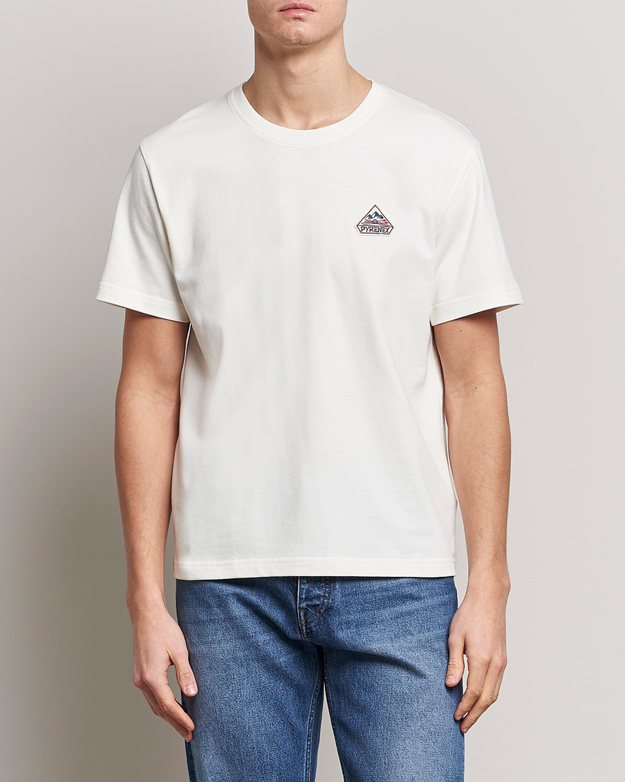 Hombres | Camisetas | Pyrenex | Echo Cotton Logo T-Shirt Milk