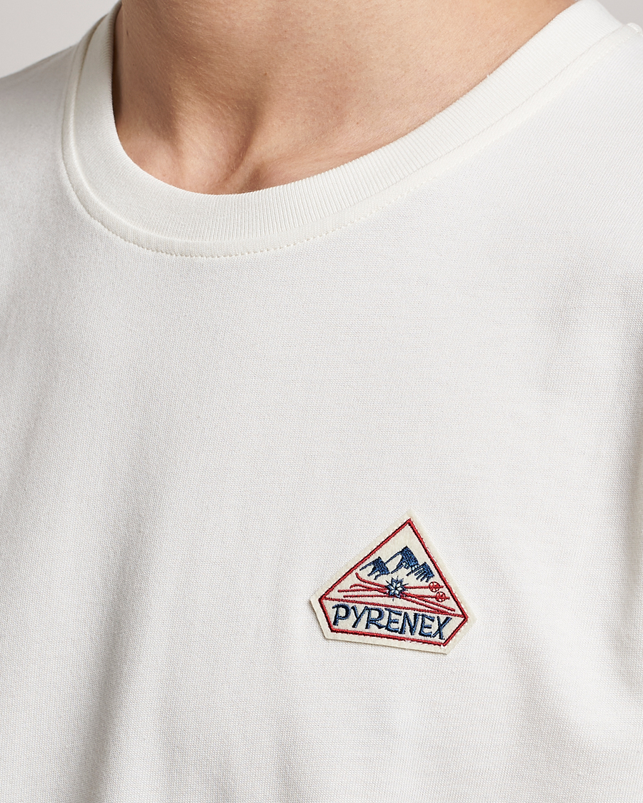 Hombres | Camisetas | Pyrenex | Echo Cotton Logo T-Shirt Milk