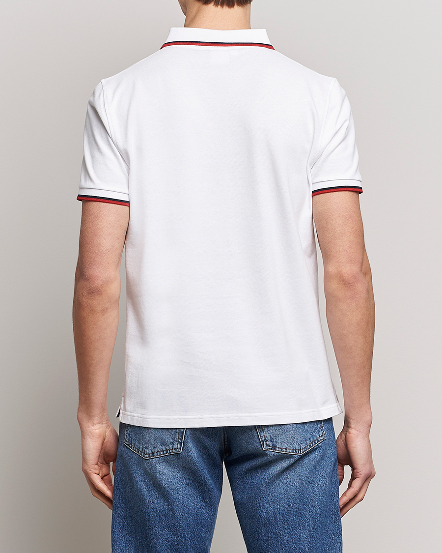 Hombres | Polos | Pyrenex | Leyre Cotton Logo Polo White